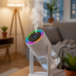 Gökyüzü Projektörlü Buhar Makinesi Ev Ofis ve Araç Uyumlu - Lisinya