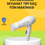 Katlanır Gövdeli Saç Kurutma Makinesi Ev ve Valiz Kullanımı - Lisinya