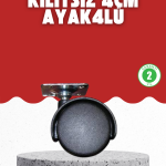 4 cm Kilitsiz Tekerlek Ayak Seti Zemin Koruyucu - Lisinya