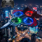 LED Işıklı Oyuncak Drone Fighter Jet Tasarımlı Uzaktan Kumandalı Uçak - Lisinya