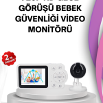 Gece Görüşlü Bebek Kamerası Ninni ve Alarm Özellikli - Lisinya