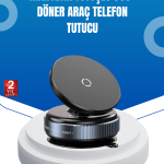 Evrensel Manyetik Araç Telefon Tutucu 360° Döner Başlık - Lisinya