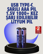 Gelişmiş Güvenlik Özelliklerine Sahip AAA Lityum Pil – Korumalı ve Sağlam Tasarım - Lisinya