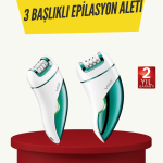Profesyonel 3 in 1 Epilasyon Cihazı LED Aydınlatmalı Suya Dayanıklı Şarjlı VGR Epilatör - Lisinya