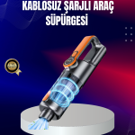 Taşınabilir Şarjlı El Süpürgesi Çok Yönlü Temizlik 5 Başlıklı Numaratör Hediyeli - Lisinya