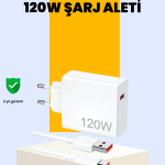 120 Watt Type C Hızlı Şarj Cihazı  Reno 4 5 6 Uyumlu - Lisinya