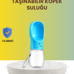 Akıllı Su Akış Kontrollü Köpek Su Matara Taşınabilir Gezdirme Şişesi - Lisinya