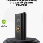 Taşınabilir Dijital Lastik Şişirme Cihazı Güvenli ve Pratik Kullanım - Lisinya