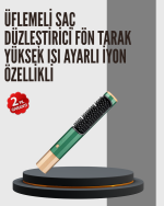 360° Döner Kablolu Kompakt Saç Şekillendirme Seti - Lisinya