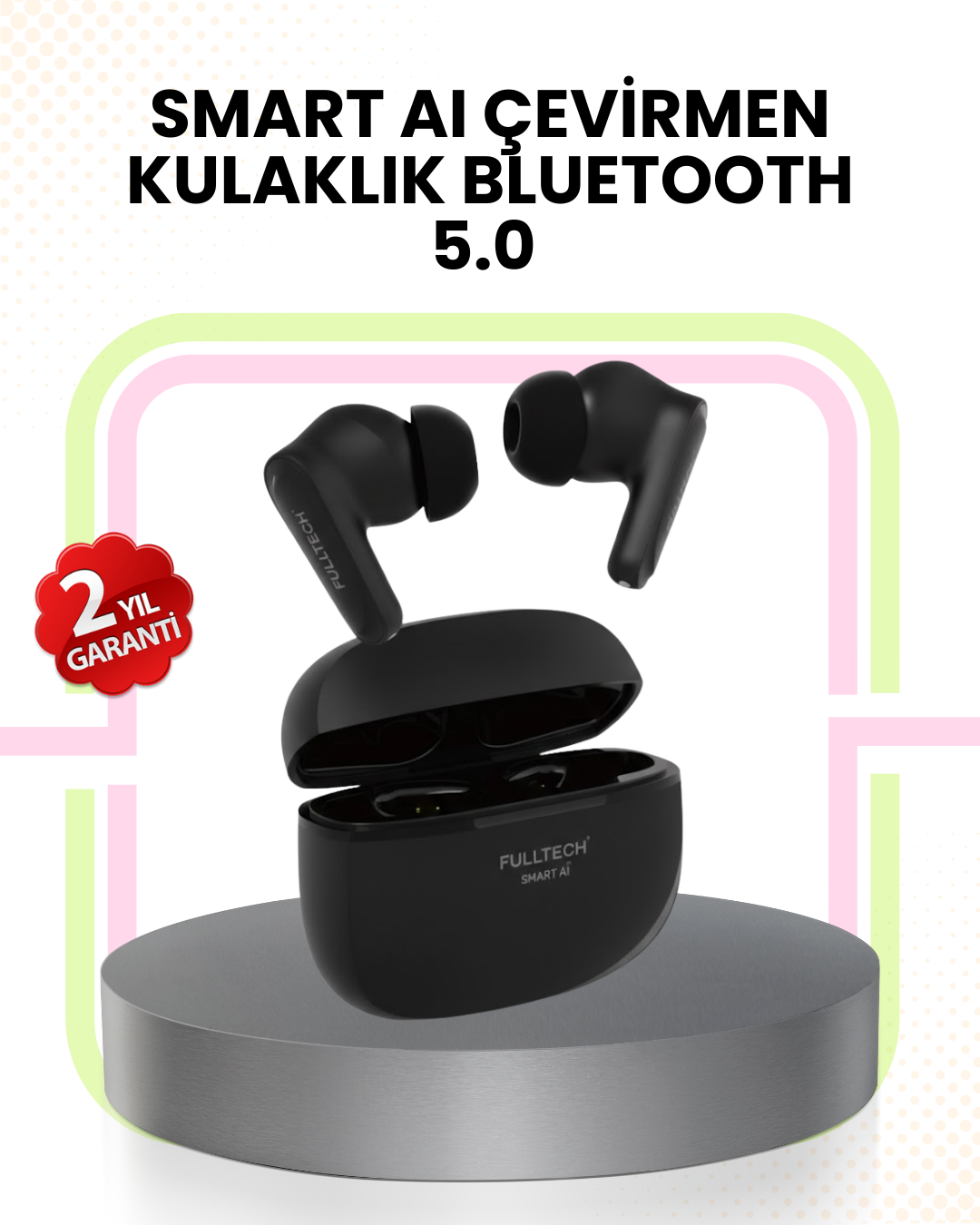 5-35 Akıllı Çeviri Destekli Bluetooth Kulaklık Profesyonel Ses Deneyimi - Lisinya - Görsel 1