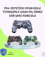 Uzun Pil Ömürlü Oyun Kolu – USB ile Hızlı Şarj Desteği - Lisinya
