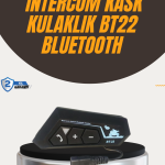Su Geçirmez BT22 Bluetooth Kask Kulaklığı GPS ve Müzik Uyumlu - Lisinya