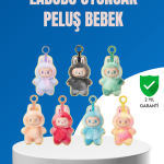 Dekoratif Labubu Karakter Figürü – Kaliteli Peluş Malzeme - Lisinya