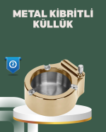 Yeniden Doldurulabilir Çakmaklı Küllük Dayanıklı Yapı - Lisinya