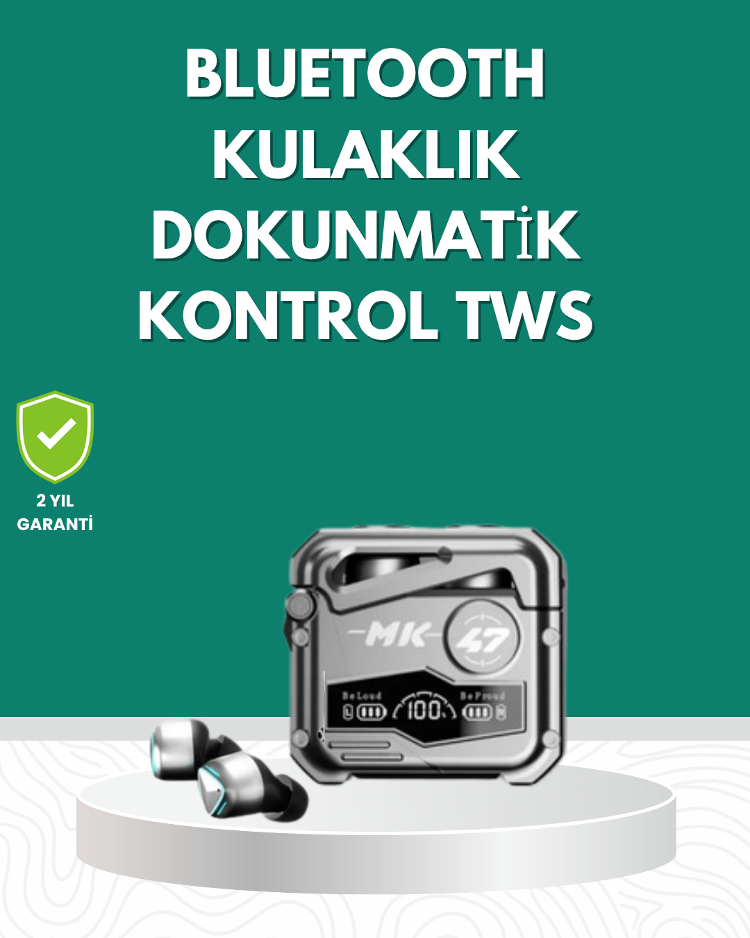 5-88 Hızlı Şarj Edilebilen Kablosuz Kulaklık – Uzun Süreli Kullanım için Tasarlandı - Lisinya - Görsel 1