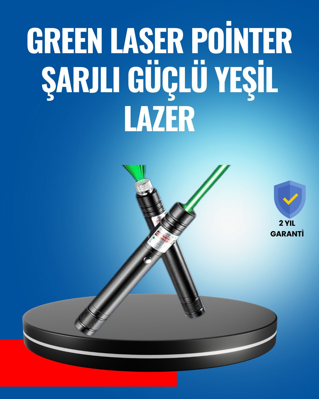 5-90 Avcılık ve Doğa Sporları İçin Güçlü Yeşil Lazer - Lisinya - Görsel 1
