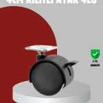 Mobilya İçin Kilitli 4 cm Tekerlek Ayak Seti - Lisinya