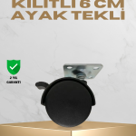 Sehpa ve Masa İçin 6 cm Kilitli Ayak - Lisinya
