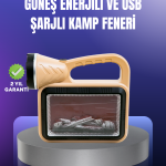 Solar Enerjili Alev Lambası – El Feneri ve Dekoratif Işık - Lisinya