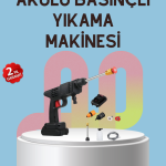 Yüksek Basınçlı Şarjlı Yıkama Tabancası Su Tabancası Hortumlu - Lisinya