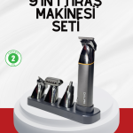 Şarjlı 9’u 1 Arada Çok Amaçlı Erkek Bakım Seti Yıkanabilir Başlıklar - Lisinya