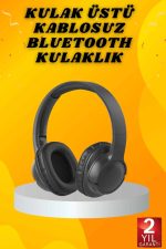 Kulak Üstü Bluetooth Kulaklık Ayarlanabiilir Uzun Pil Ömrü Kablosuz 5.0 Bluetooth - Lisinya