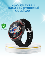 NFC Destekli Akıllı Saat AMOLED Ekranlı Şık Tasarım - Lisinya