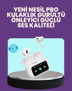 Tüm Telefonlarla Uyumlu ANC Özellikli Dokunmatik Bluetooth Kulaklık - Lisinya