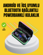 E10 Powerbanklı Bluetooth Kulaklık Oyun Modu ve Şık Tasarım - Lisinya