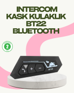 Bluetooth 5.0 EDR Kask Kulaklık Yüksek Ses Kalitesi ve Gürültü Önleme - Lisinya