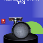 Sehpa ve Ekipmanlar İçin 4 cm Kilitsiz Ayak Tekli - Lisinya