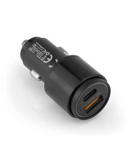 45W PD USB Oto Şarj Kafa Hızlı Şarj Çakmaklık Adaptörü, USB-C ve USB-A Çıkışlı, iPhone ve Android Uyumlu ( Lisinya ) - Görsel 2
