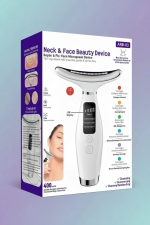 45 Derece Isıtmalı, 400mAh, LCD Göstergeli 7 Modlu, Boyun ve Yüz Sıkılaştırma Cihazı ( Lisinya )