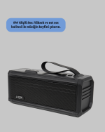 J-IPOX P520 Taşınabilir Bluetooth Hoparlör Güçlü Ses + Radyo - Lisinya - Görsel 2