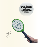 Elektrikli Sinek Raketi | Yüksek Voltajlı, Güvenli ve Taşınabilir - Lisinya - Görsel 2