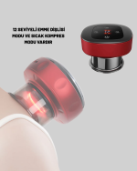 4’ü 1 Arada Elektrikli Çukurluk Masaj Seti Isı Masaj ve Kırmızı Işık - Lisinya - Görsel 2