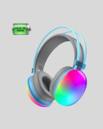 40mm Sürücülü RGB Kablosuz Kulaklık – Oyun ve Müzik için - Lisinya - Görsel 2