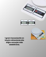Taşınabilir Dijital Terazi – Çift Ölçü Birimi Destekli - Lisinya - Görsel 2