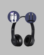 Bluetooth 5.0 Kablosuz Kulak Üstü Kulaklık | Stereo Ses ve Katlanabilir Tasarım - Lisinya - Görsel 2
