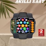 Akıllı Saat Nabız Ölçebilen Adımsayar Kalori Hesaplama Tema Değiştirme GPS Uyumlu - Lisinya