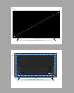 Uzaktan Kumandalı LED TV Arka Işık Şeridi - Lisinya - Görsel 2