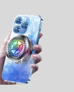 RGB LED Telefon Soğutucu Fan Yüksek Hızlı Soğutma Oyuncu Cooler - Lisinya - Görsel 2