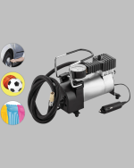 Metal Gövdeli Oto Lastik Hava Kompresörü 12V 140 PSI Hızlı Şişirme - Lisinya - Görsel 2