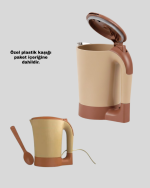 Mini Türk Kahvesi Makinesi Kettle Fonksiyonlu - Lisinya - Görsel 2