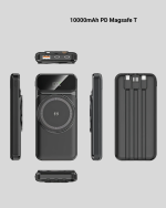 Kablosuz 15W Şarj Destekli 10000 mAh Taşınabilir Powerbank – Hızlı Şarj Özellikli - Lisinya - Görsel 2