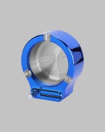 Yuvarlak Metal Küllük Çakmak Entegreli Dayanıklı Yapı - Lisinya - Görsel 2