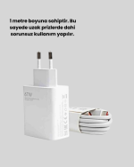 67 Watt Hızlı Şarj Aleti Poco F2 F3 F4 Uyumlu - Lisinya - Görsel 2