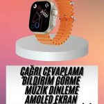 Akıllı Saat Ultra Android & İOS Uyumlu Arama Bildirim Özellikli - Lisinya