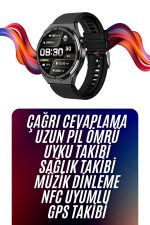 Amoled Ekran Akıllı Saat Üç Kordonlu İOS Android Uyumlu - Lisinya