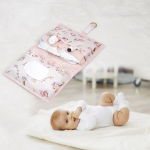 Baby Kullanımı Kolay Desenli Alt Bakım Çantası (pembe) ( Lisinya )